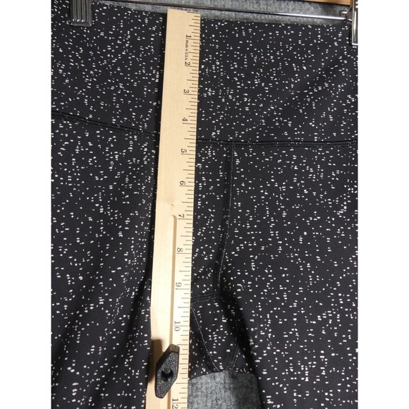 Lululemon 6 Leggings Wunder Under High Rise Magnetized Jacquard Black White - Picture 6 of 7